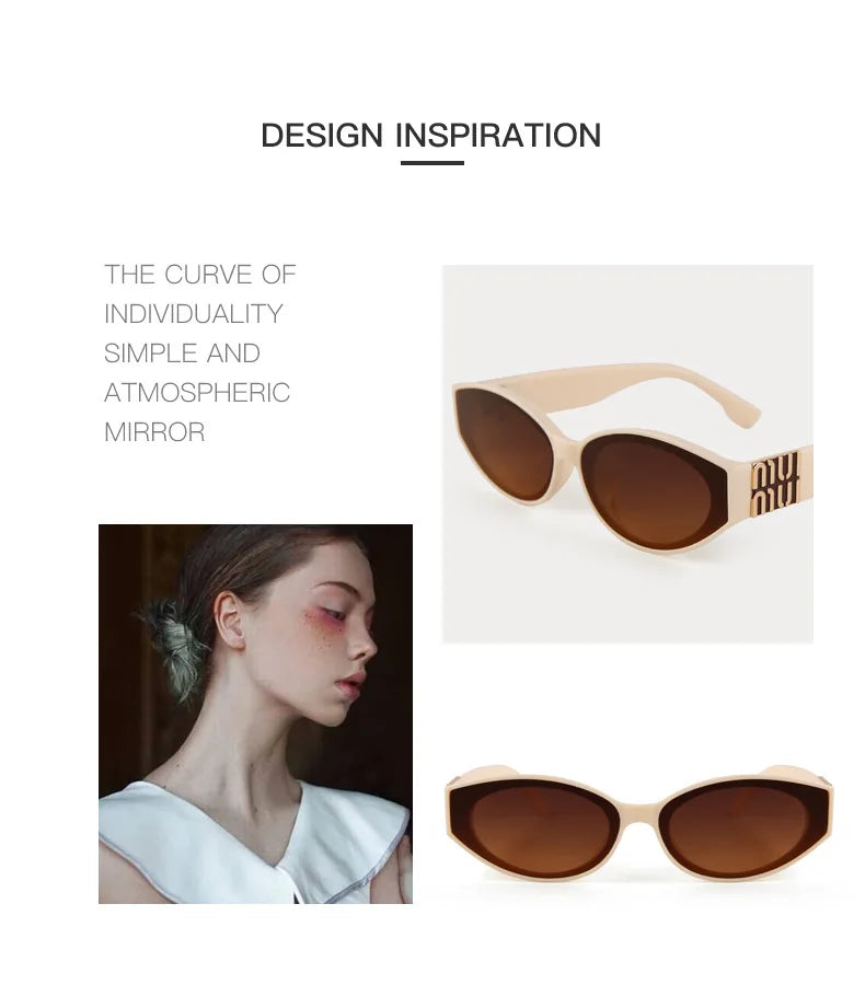 2025 Glamouröse Mode-Sonnenbrille für Damen Luxuriöse Ovale Designer-Brille für Herren Trendige Klassische Marken-Unisex-Brille UV400-Schutz