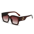 Luxusmarke G Fashion Sonnenbrillen für Damen und Herren, europäische und amerikanische stilvolle quadratische Designer-Brillen, Unisex-Brillen, UV400