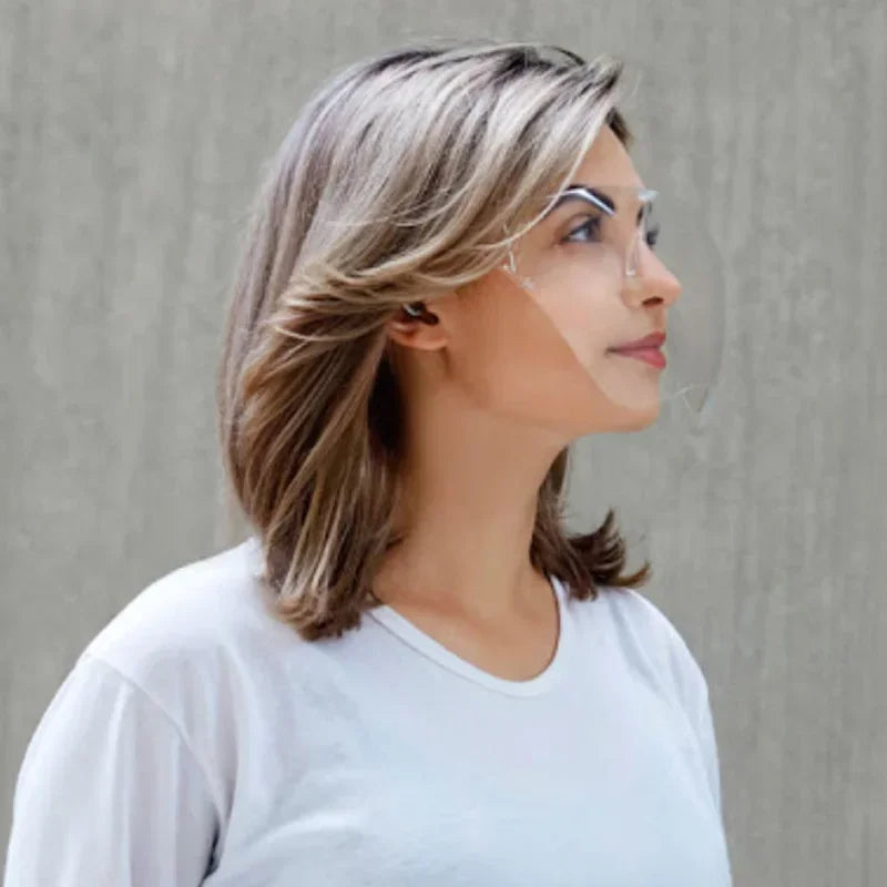 Vollgesichts-Sonnenbrille, Maske für Damen und Herren, schützende Gesichtsschutzbrille, bedeckte kugelförmige Linse, Anti-Spray-Fahrrad-Sonnenbrille