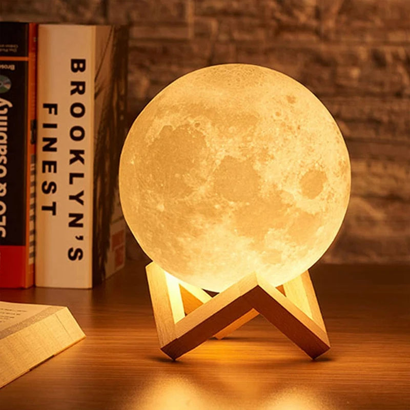 Buchlicht LED Mondlicht Galaxie Licht, Mond Nachtlicht, Mädchen, Junge, Kindergeburtstagsgeschenk, Schlafzimmerdekoration Innenbeleuchtung