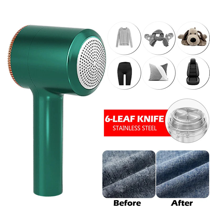 Flusen entferner für Kleidung USB-Elektro-Haar-Ball-Trimmer Fuzz Kleidung Pullover Rasierer Rollen Entfernungs gerät