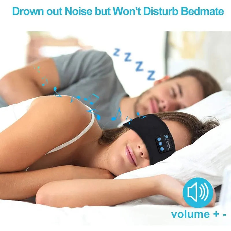 Fone Bluetooth-Kopfhörer Sport Schlaf Stirnband elastische drahtlose Kopfhörer Musik Augen maske drahtlose Bluetooth-Headset Stirnband