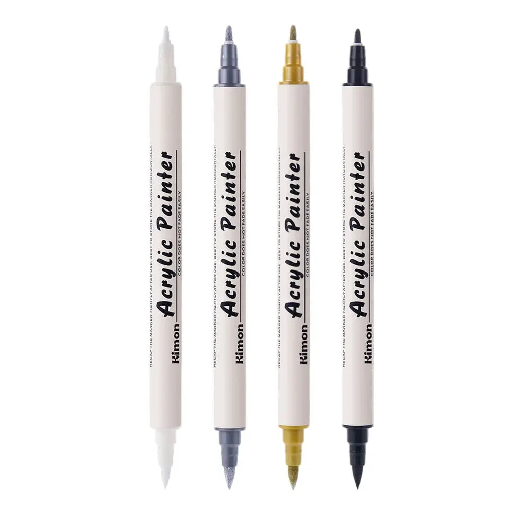 1-5 Teile/satz Klassische Weiße Tinte Gel Stift Highlight Marker Weiße Tinte Verschiedene Punkt Feine Medium Bold für Journaling kunst Zeichnung