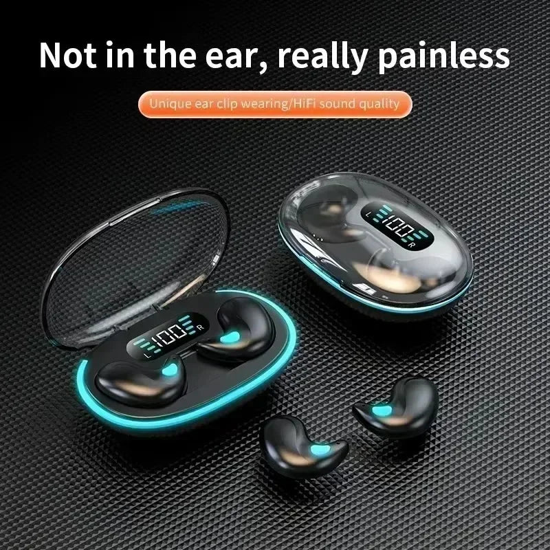 TWS-Kopfhörer, kabellose Kopfhörer, Rauschunterdrückung, Sport, Spiel, Schlaf, Bluetooth-Ohrhörer für alle Smartphones