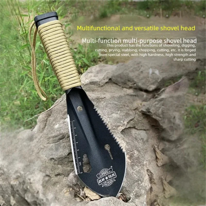 Multifunktionale Garten Schaufel Sägezahn Hex Wrench Graben Kelle Messer Speer Garten Bonsai Spaten Werkzeug Überleben Military Schaufel