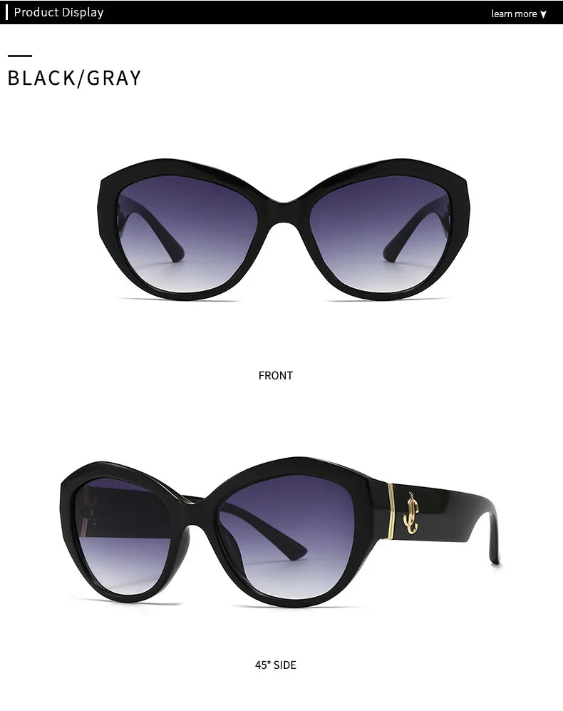 2025 neue Moderne Sonnenbrille Frauen Männer Ins Internet Celebrity Modell Cat Eye Sonnenbrille Weibliche Klassische Goggle Gafas De Sol UV400