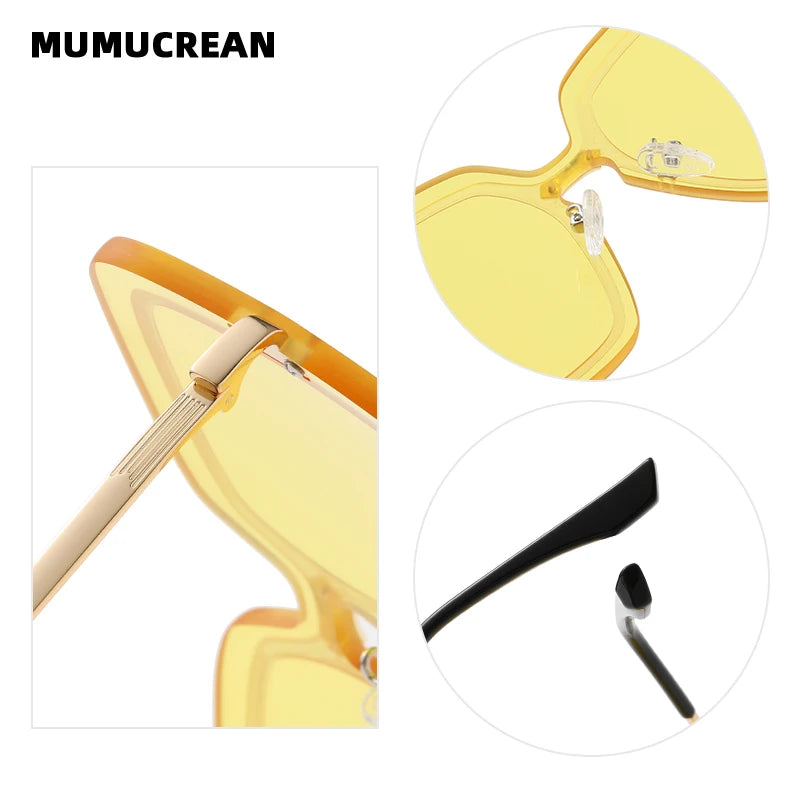 Fashion Street Shot Sonnenbrille im neuen Stil, Outdoor-Sonnenschutz, großer Rahmen, Unisex-Brille für einen trendigen Look