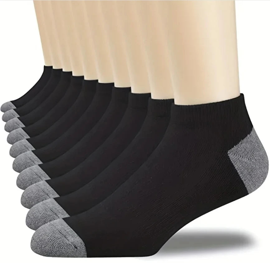 5Pairs Atmungsaktive Baumwolle Sport Strümpfe Männer Bambus Faser Herbst und Winter Männer Socken Schweiß Absorption Deodorant Business Sox