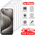 Klarglas folie für iPhone 17 16 15 Pro Max Displays chutz folie für iPhone 11 12 13 14 15 Pro gehärtetes Glas iPhone 13 Mini 16 Plus Glass