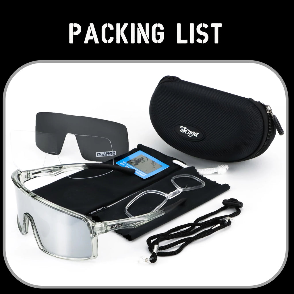 Radfahren Sonnenbrillen Outdoor Sport Sonnenbrillen Rennrad MTB Fahrrad Reiten Goggle Brillen für Mann Frauen Singa Radfahren Gläser