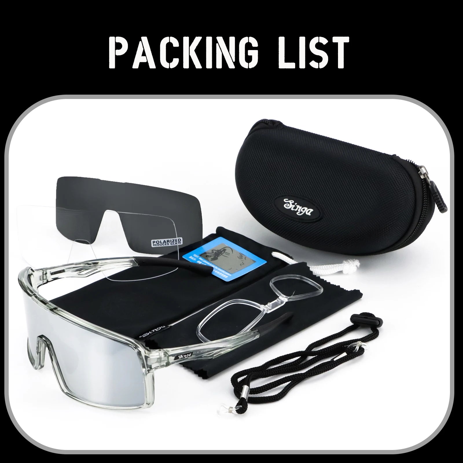 Radfahren Sonnenbrillen Outdoor Sport Sonnenbrillen Rennrad MTB Fahrrad Reiten Goggle Brillen für Mann Frauen Singa Radfahren Gläser