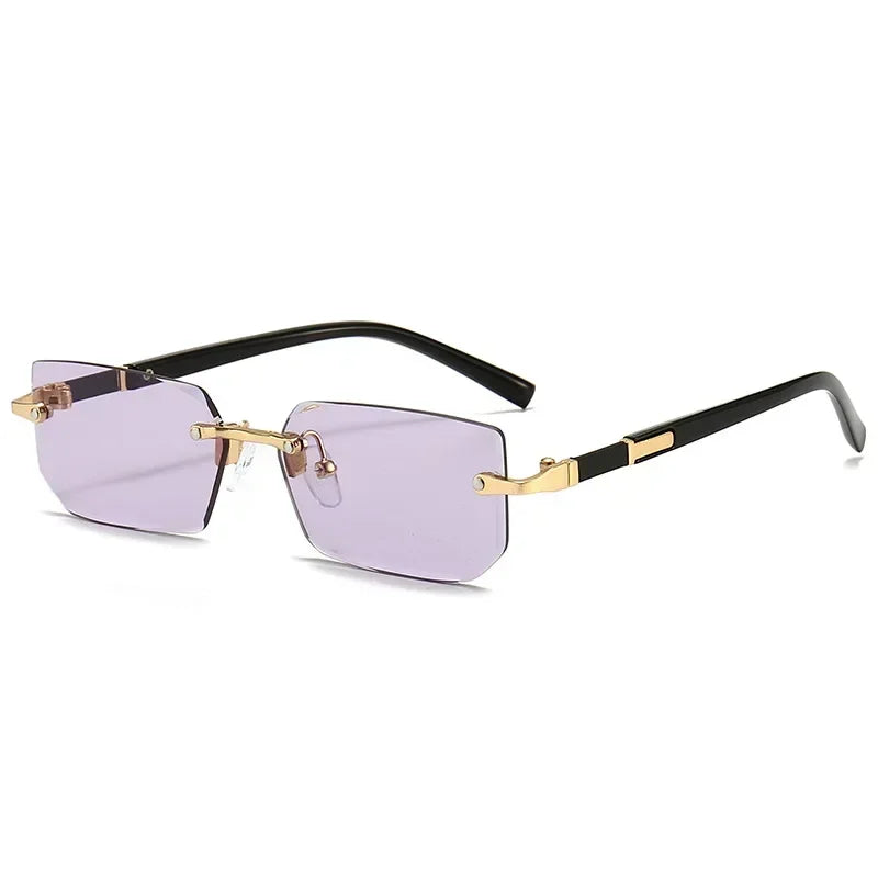 Mode High Definition Sonnenbrille Männer Damen Blau Licht Blockieren Augenschutz Brillen Randlose Quadratische Rahmen Brillen Goggle