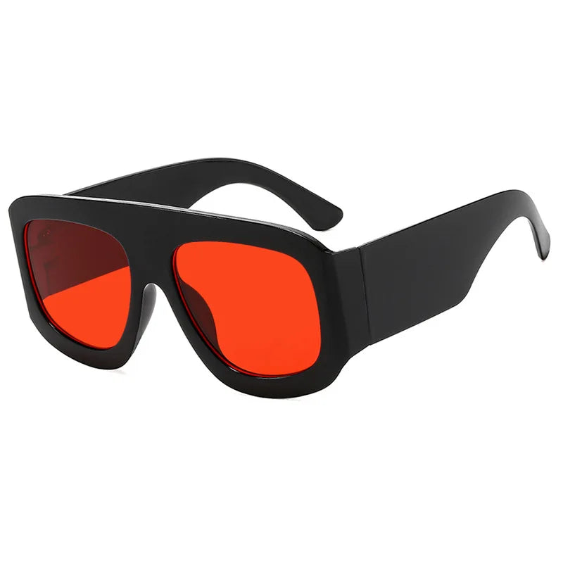 Übergroße quadratische Sonnenbrille für Männer und Frauen, 2025, neueste Mode, trendige INS-Partybrille, Unisex, stilvolles Accessoire, Freundschaftsgeschenke