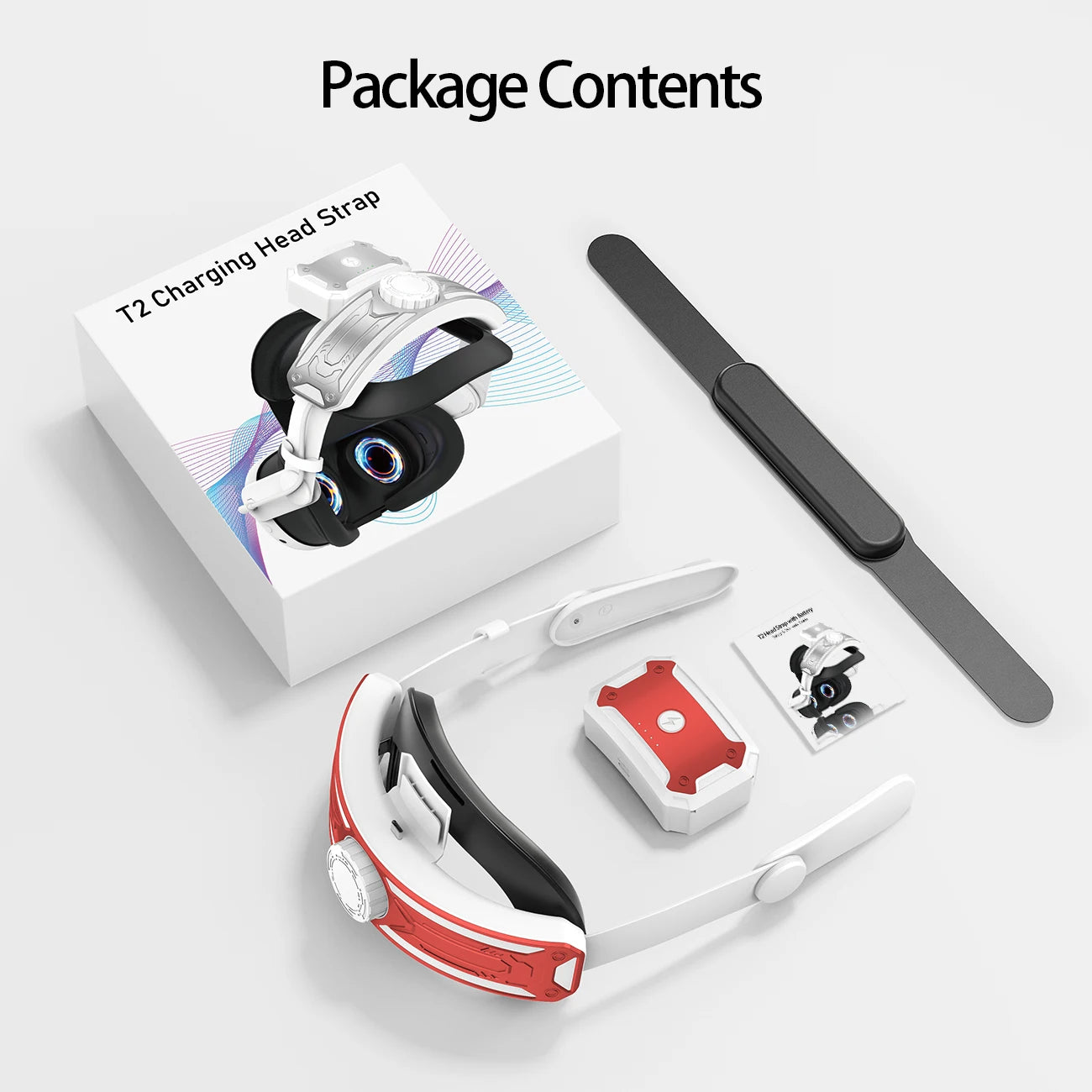Kopfband mit Akku für Meta/Oculus Quest 2, verstellbares Elite-Gurt-Ersatzzubehör für Oculus/Meta Quest 2