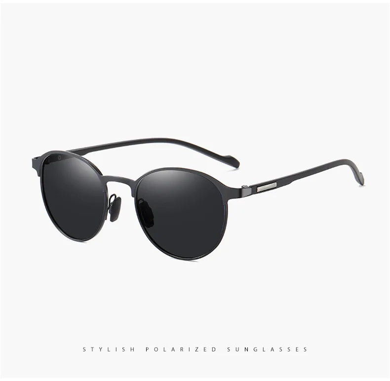Polarisierte Sonnenbrille Fahren UV400 Schutz Sport Unisex Metall Brille Mode Blenden Halbrahmen Männer Fahrrad T522