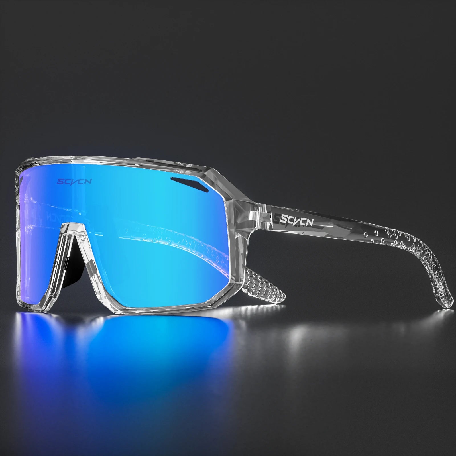 SCVCN Fahrradbrille, Fahrrad, Mountainbike, Wandern, Camping, Golf, UV400, Sonnenbrille, Sportschutzbrille für Männer und Frauen, Baseball