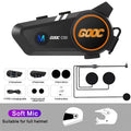 Bluetooth 5,3 Helm Headset Drahtlose Freisprecheinrichtung Telefon Kit Motorrad Wasserdichte Kopfhörer MP3 Musik Player Lautsprecher für Moto