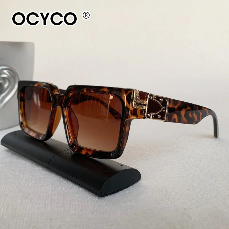 Klassische Quadratische Sonnenbrille Männer Frauen Luxus Marke Designer Brillen Luxus Retro Hohe Qualität Shades Brillen UV400