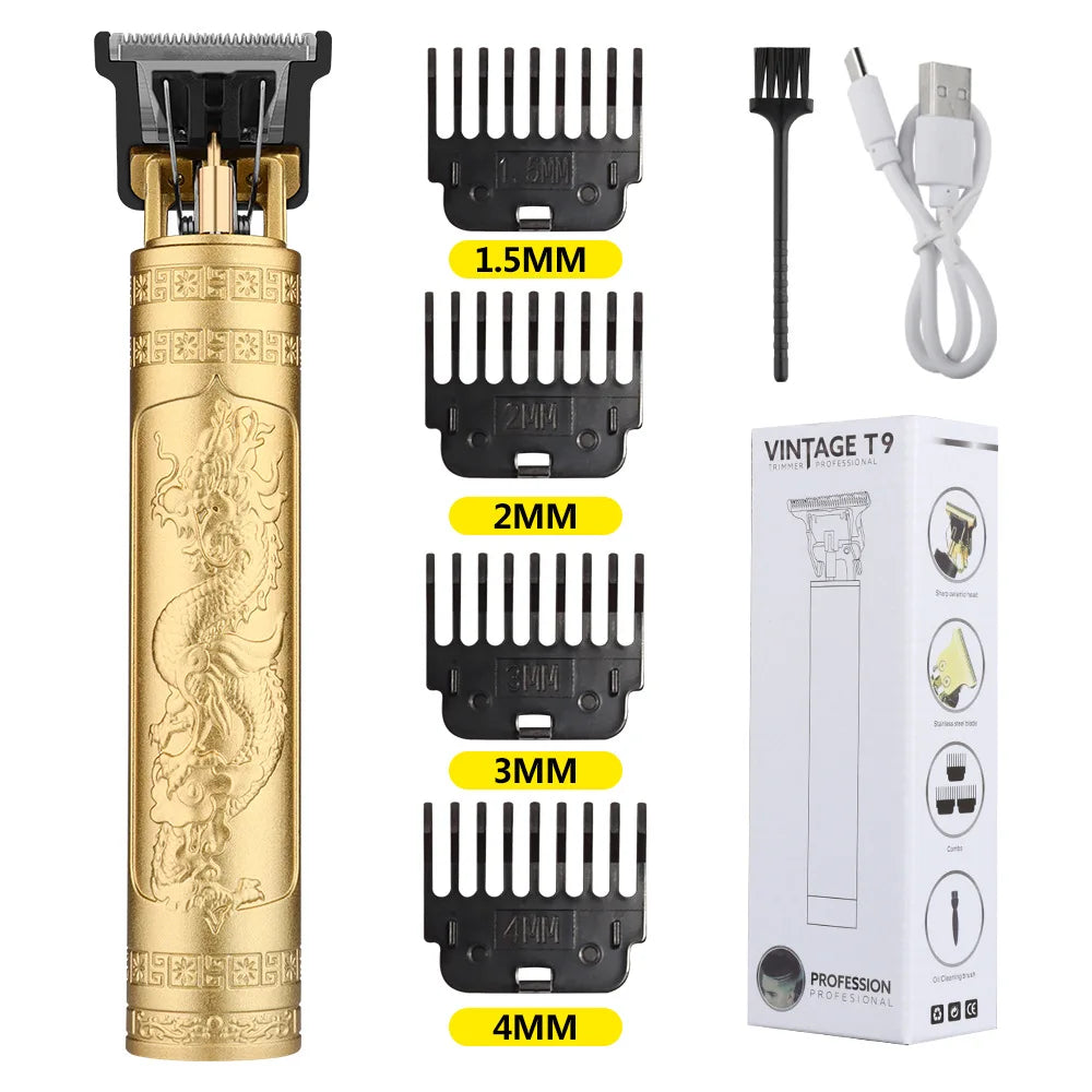 Retro T9 Original Haarschneidemaschine Set Jacken Trimmer Herren Elektrorasierer Male Lence Pro Barber Rasierer für empfindliche Bereiche