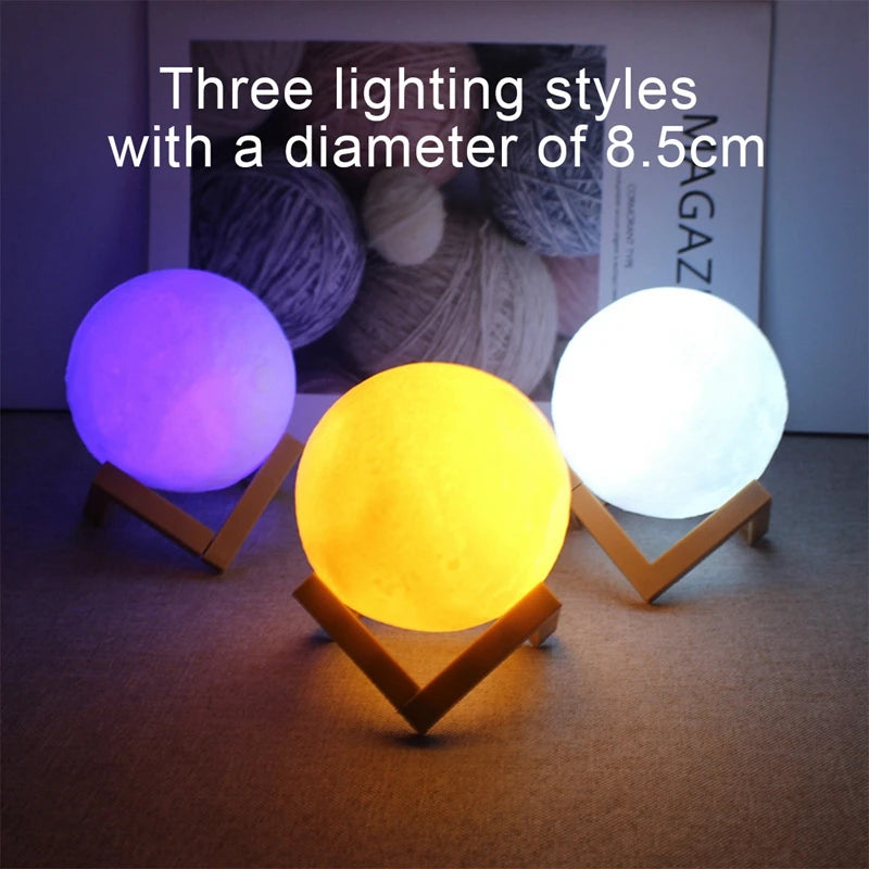 Buchlicht LED Mondlicht Galaxie Licht, Mond Nachtlicht, Mädchen, Junge, Kindergeburtstagsgeschenk, Schlafzimmerdekoration Innenbeleuchtung