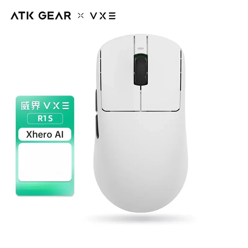 ATK Vxe Dragonfly R1 Maus Schwarz Weiß R1 Se Pro Maus 4K Empfänger Leichte PC Drahtlose Bluetooth Spiel E-sport Zubehör