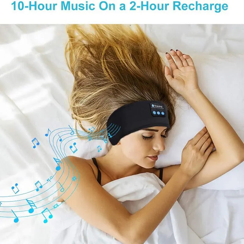 Fone Bluetooth-Kopfhörer Sport Schlaf Stirnband elastische drahtlose Kopfhörer Musik Augen maske drahtlose Bluetooth-Headset Stirnband