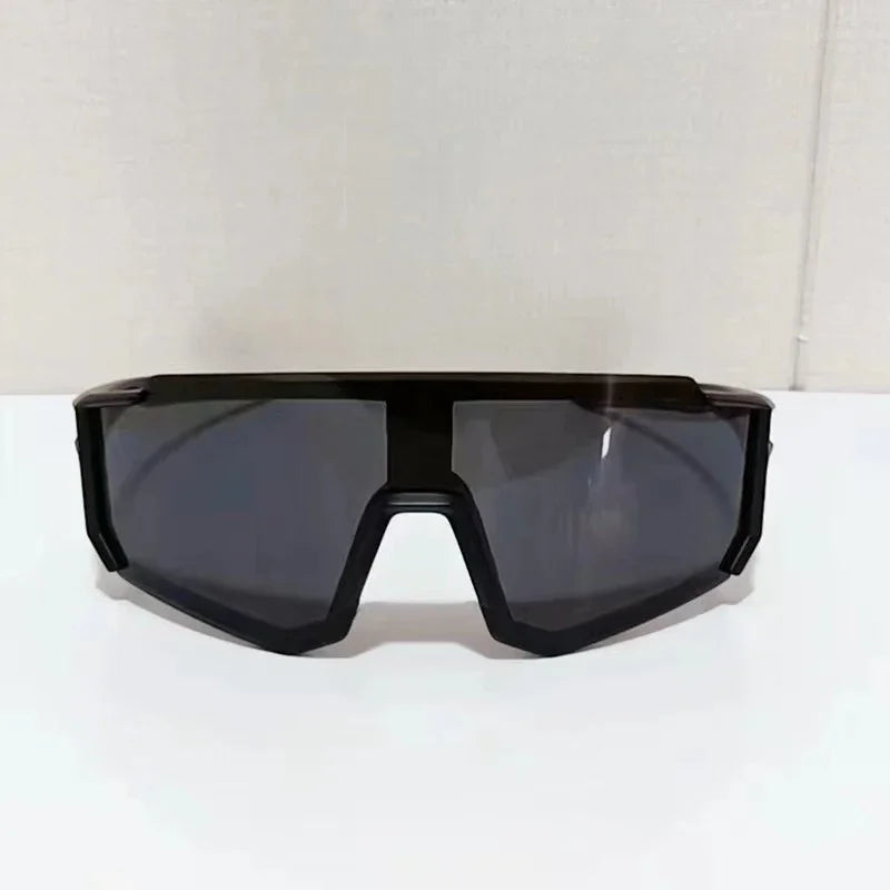 Neue Outdoor-Reitsonnenbrille, einteilige Fahrrad-Windschutzscheibe, europäische und amerikanische Sport-Sonnenbrille für Herren