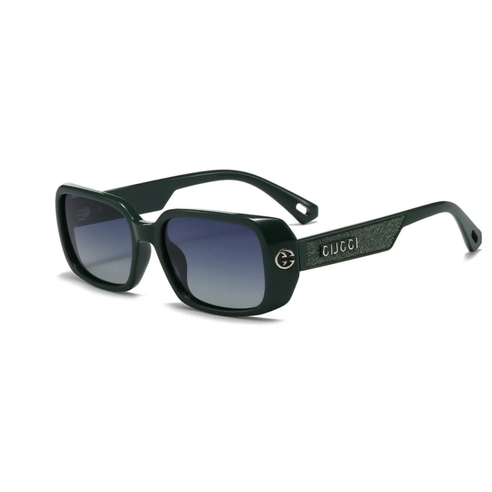 Quadratische, stilvolle Sonnenbrille für Männer und Frauen, UV400, blendfrei, geeignet zum Radfahren, Angeln, Wandern, Fahren, Laufen, Gesichtsformung
