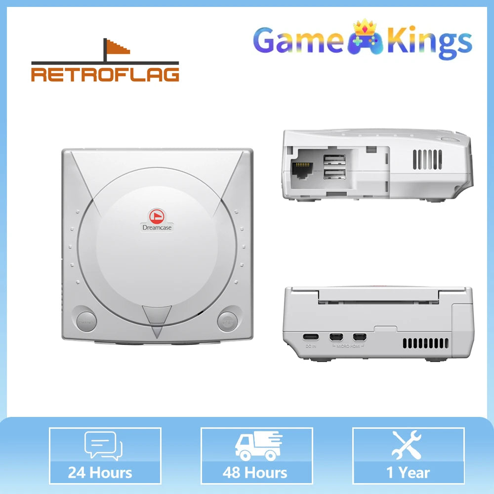 RetroFlag Dream Case für Raspberry Pi5, SD-Kartensteckplatz, USB, LAN und verbesserte HDMI-Anschlüsse, verbessertes Kühlsystem und anpassbar