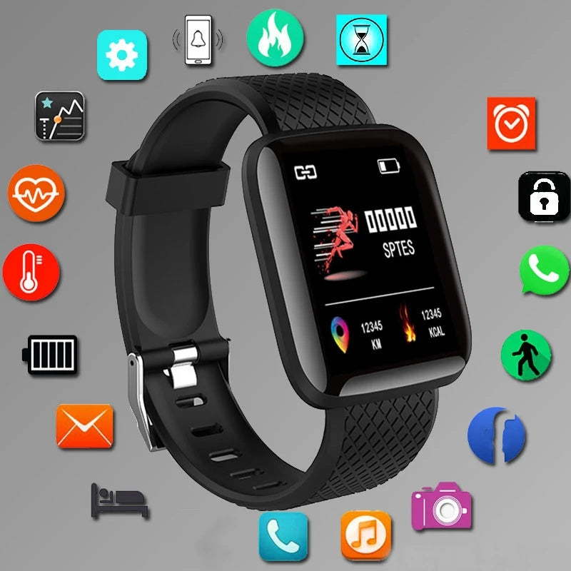 Smartwatch Männer Frauen Armbanduhren Smart Uhr Nachricht Fitness Monitor Armband Geburtstag Geschenk Elektronische Uhr Für Android IOS