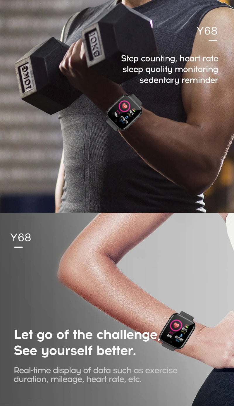 Smart Uhr Für Frauen Männer Armbanduhr Bluetooth Verbunden Telefon Player Musik Fitness Sport Armband Schlaf Monitor Digitale Uhren