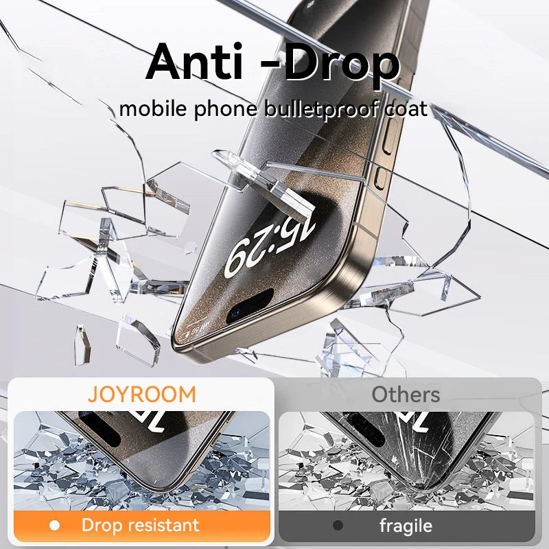 Joyroom 3/2/1PCS HD Glas Für iPhone 17 16 15 Pro Max Displayschutzfolie Vollbild gehärtetes Glas Schutz Für iPhone 17 16 15
