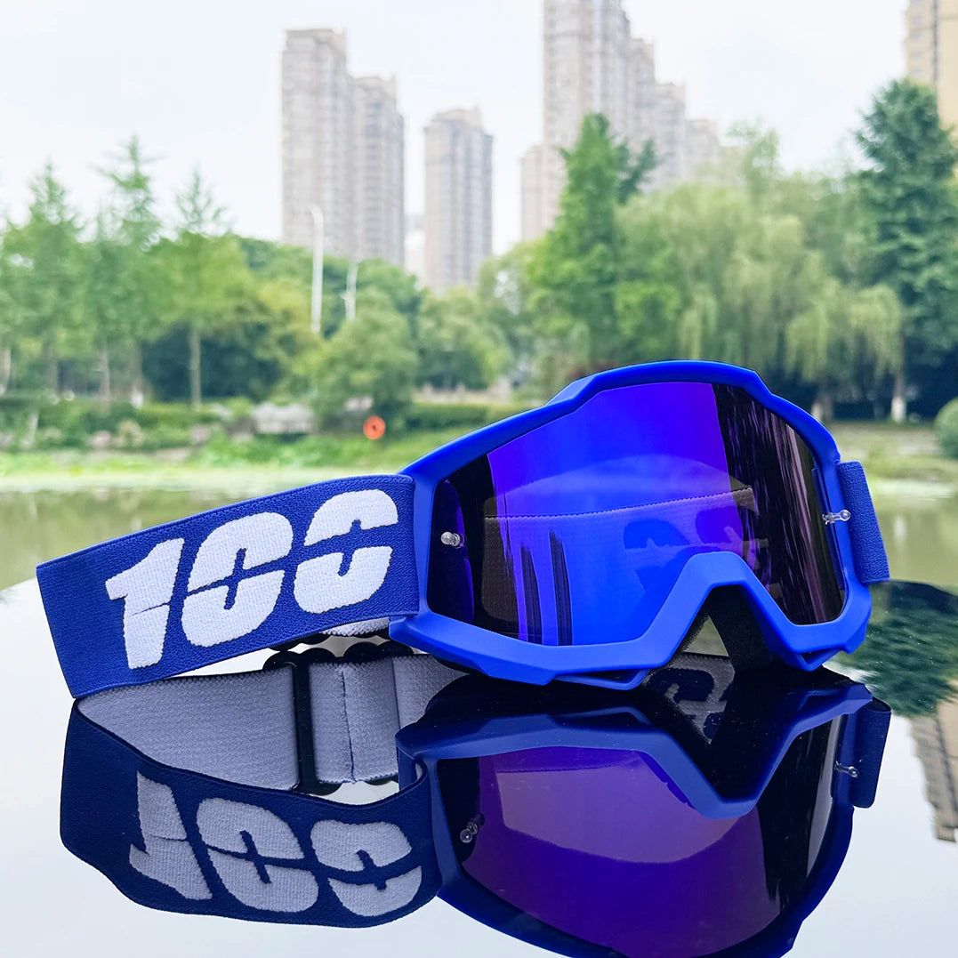Neue Motorrad Brille Motocross Sicherheit HD Linsen Brille Dirt Bike ATV Ski MTB Brille MOTO Outdoor Radfahren Sonnenbrille
