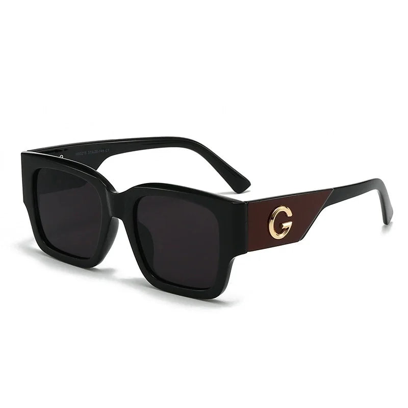 Luxusmarke G Fashion Sonnenbrillen für Damen und Herren, europäische und amerikanische stilvolle quadratische Designer-Brillen, Unisex-Brillen, UV400