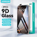 Joyroom 1/2/3 Stück HD-Glas für iPhone 17 16 15 14 13 12 Pro Max Displayschutzfolie für iPhone 17 16 Pro Max Glas gehärtetes Glas