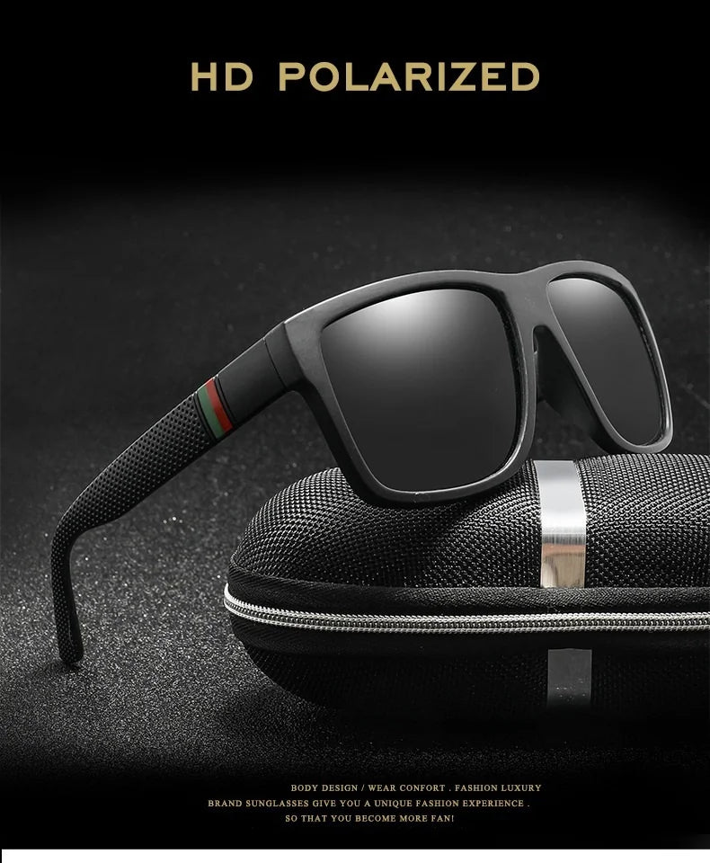 Klassischen Quadratischen Vintage Sonnenbrille Männer Polarisierte Gläser Frauen Retro Fahren Sonnenbrille Mann Luxus Angeln Brillen Oculos Gafas