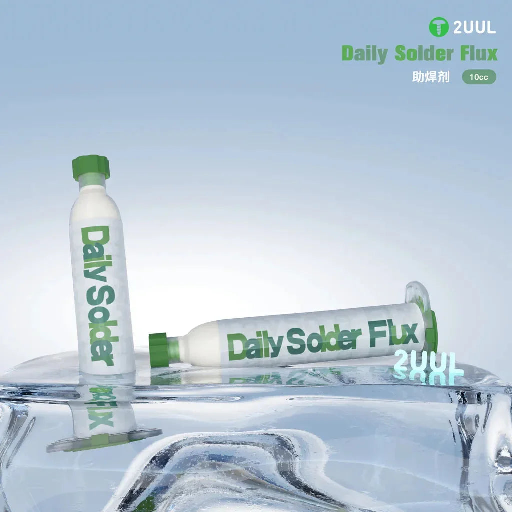 2UUL SC14 Daily Solder Flux 10cc schnell aushärtender, hochtemperaturbeständiger Flussmittel für die Montage von Telefon, Laptops und Elektronik, PCB-Reparaturen