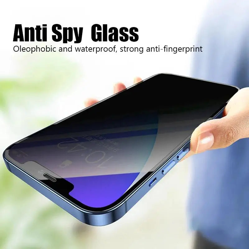 3er-Set Anti-Spionage-Glas für iPhone 17 16 15 14 13 12 11 Pro Max Sichtschutz-Displayschutzfolie für iPhone 13 Mini 14 Plus 14 Pro Glas 15 16e