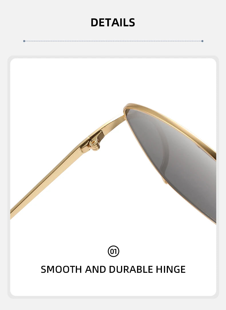 Übergroße Quadratische Sonnenbrille für Damen Luxuriöser Legierungsrahmen Trendige Große Gläser Einzigartige Gebogene Bügel-Brillenfassung