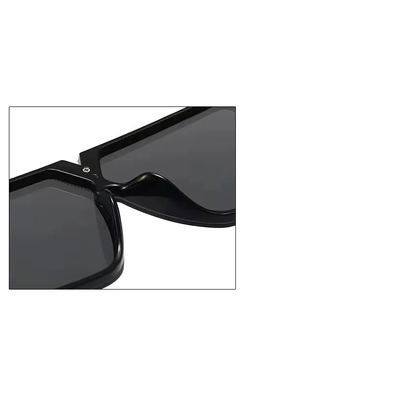 Sonnenbrille mit Buchstabe V für Damen und Herren, quadratischer Rahmen, zum Fahren, beliebter UV-Schutz, schwarze Sonnenbrille, Markendesign, berühmte Brillen 2025,