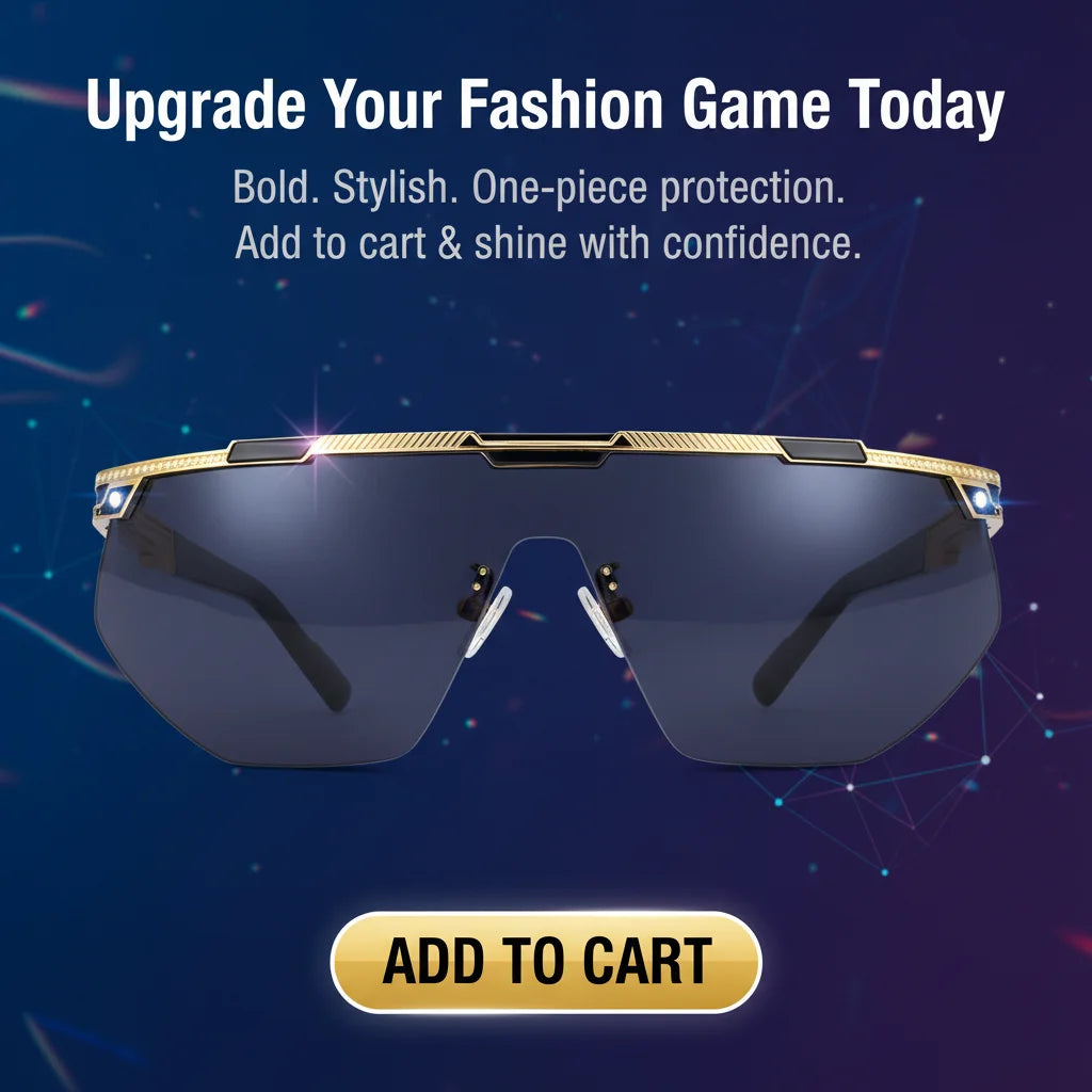 Übergroße Sport-Wrap-Around-Sonnenbrille für Damen 2026 – Luxusmarke Steampunk Shield Goggle Mask Sonnenbrille für Damen UV400 Schutz