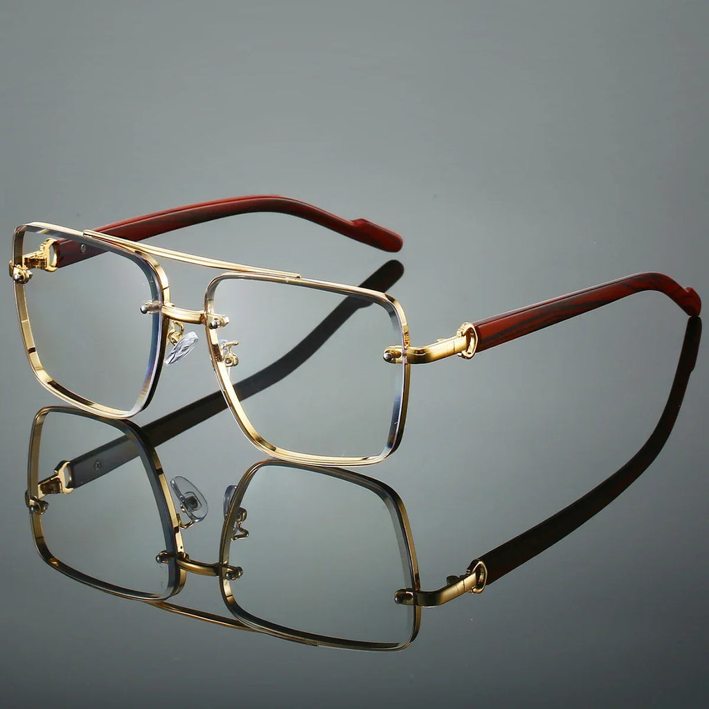 KAMMPT Mode Retro Quadratische Metall Shades frauen Original Marke Design Fahren Sonnenbrille Neue Doppel Brücke Pilot Sonnenbrille
