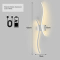 Wiederaufladbare, batteriebetriebene LED-Wandleuchte mit Fernbedienung, kabelloser USB-Touch-Schalter, dimmbare LED-Wandleuchten, Wandlampen