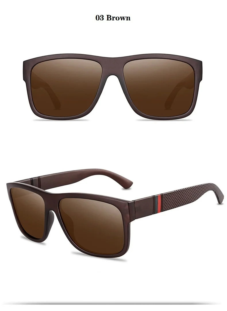 Klassischen Quadratischen Vintage Sonnenbrille Männer Polarisierte Gläser Frauen Retro Fahren Sonnenbrille Mann Luxus Angeln Brillen Oculos Gafas