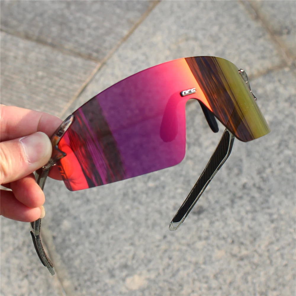 NRC Radfahren Sonnenbrille 1 objektiv UV400 TR90 Sport Fahrrad Brille MTB Mountainbike Angeln Wandern Reiten Brillen für Männer Frauen
