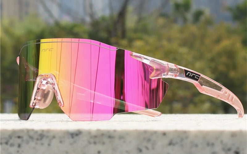 NRC Radfahren Sonnenbrille 1 objektiv UV400 TR90 Sport Fahrrad Brille MTB Mountainbike Angeln Wandern Reiten Brillen für Männer Frauen