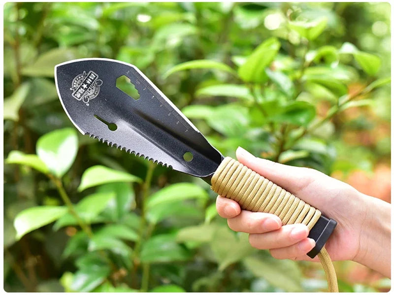 Multifunktionale Garten Schaufel Sägezahn Hex Wrench Graben Kelle Messer Speer Garten Bonsai Spaten Werkzeug Überleben Military Schaufel