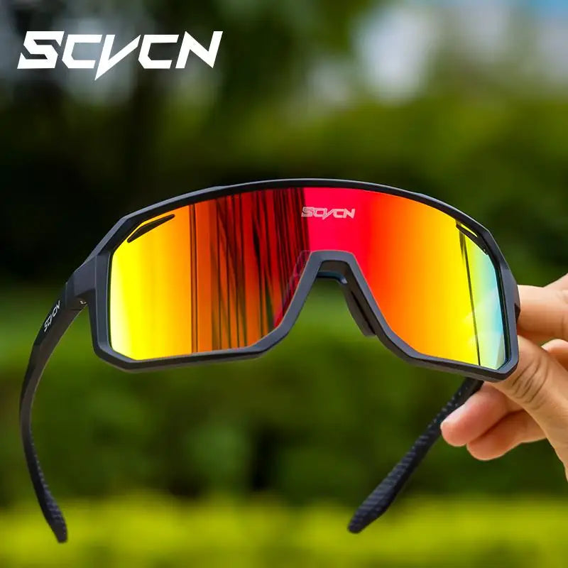 SCVCN Neue Radfahren Sonnenbrille Männer Straße Fahren Fahrrad Brille Outdoor Sport Bergsteigen Frauen Fahrrad Radfahren UV400 Brille