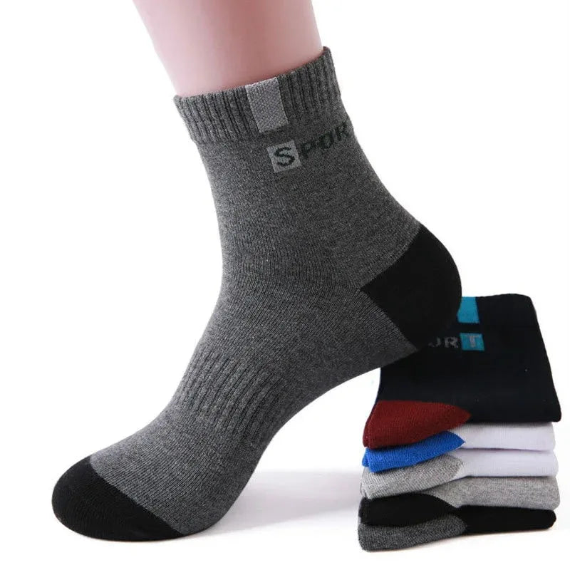 10/5/3pairs Atmungsaktive Con Sport Strümpfe Männer Bambus Faser Herbst und Winter Männer Socken Schweiß Absorption Deodorant business Sox