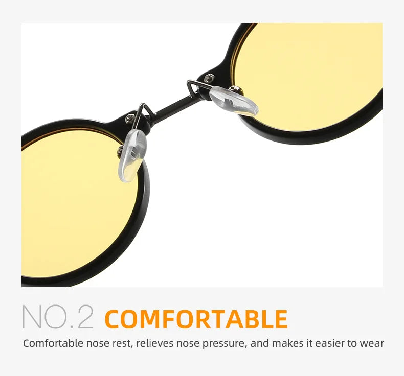 Runde Sonnenbrille für Männer Frauen Retro Steampunk Sonnenbrille männlich weiblich Marke Designer Metallrahmen Brillen Sonnenbrillen oculos de sol